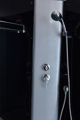 4mm 1200 × 800 × 2150mm Kabiny prysznicowe Kabiny Szara aluminiowa rama