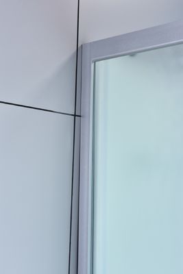 Matowe szklane kabiny prysznicowe Rama aluminiowa 1-1,2 mm