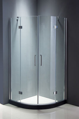 Okrągłe szklane zakrzywione narożne kabiny prysznicowe 800x800x1900mm
