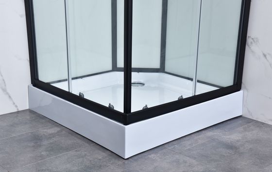 900x900x1900mm Szklana rama łazienkowa ze szkła łazienkowego