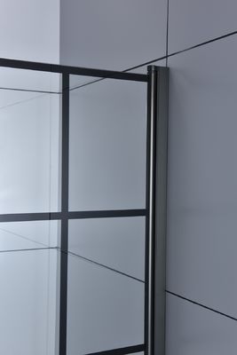 Rama aluminiowa 1800x800mm Obrotowy ekran prysznicowy przesuwny otwarty