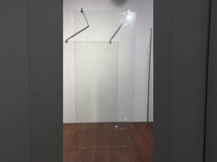 8mm 600x2000 mm obrotowe szkło bezpieczeństwa z ekranem kąpielowym