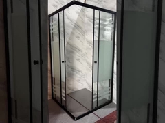 Dostosowywalne kwadratowe obudowy prysznicowe ze zamarzniętym szkłem do druku