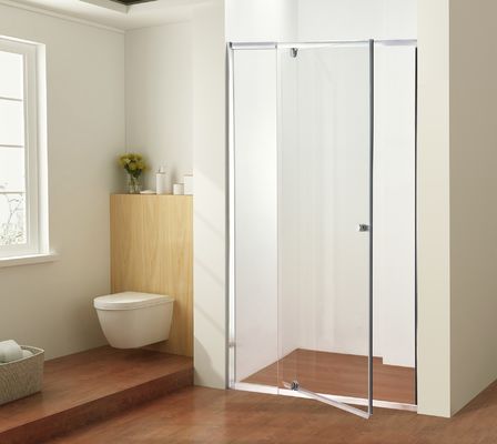 Przesuwne bezramowe drzwi prysznicowe obrotowe 900 mm aluminiowa rama