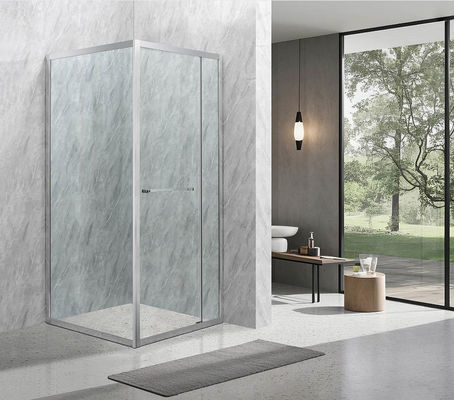 900x900 Obudowa prysznicowa 6/8mm Szklane i aluminiowe ramy z chromem dla stylu